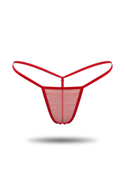 Kırmızı Tül Tanga Tm1115