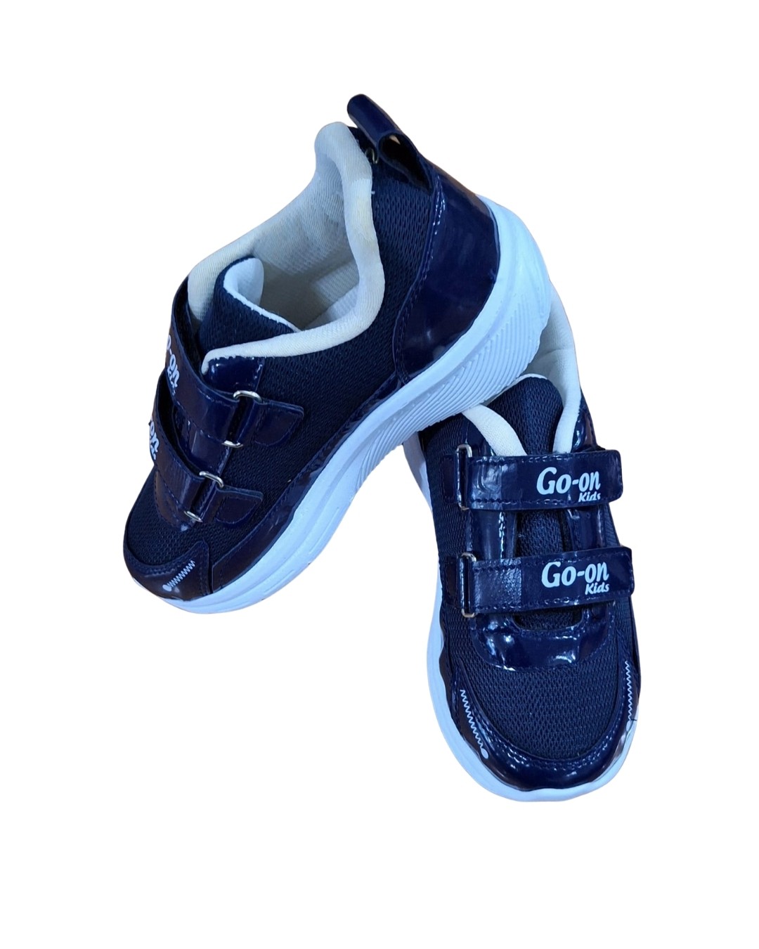 Çizgili Çocuk Spor Sneaker Cırt Cırtlı Günlük Ayakkabı